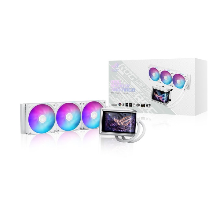 Asus ROG RYUO IV 360 ARGB Wht - raffreddamento a liquido all-in-one 12 cm (bianco)