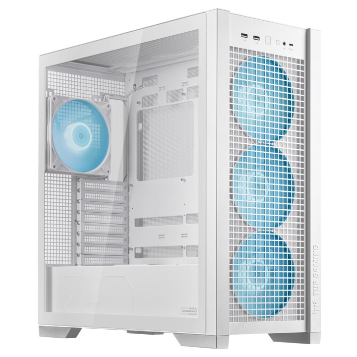 Case Asus TUF GAMING GT302 TG ARGB WHITE