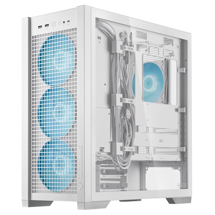 Case Asus TUF GAMING GT302 TG ARGB WHITE