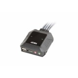 ATEN switch KVM cavo USB DisPlayPort 2 porte