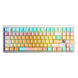 AULA Gasket F87 Pro V2 Tastiera Orange Soda Kailh Meteorite Ice Cream RGB