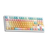 AULA Gasket F87 Pro V2 Tastiera Orange Soda Kailh Meteorite Ice Cream RGB