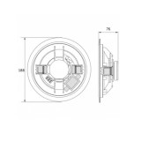 Altoparlante da soffitto Avtek CS 606