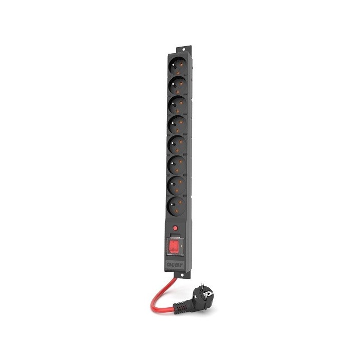 ACAR S8 Nero 8 AC prese 230 V 3m