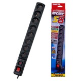ACAR S8 prolunga 1.5 m 8 AC prese interno nero
