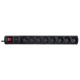 ACAR S8 prolunga 1.5 m 8 AC prese interno nero