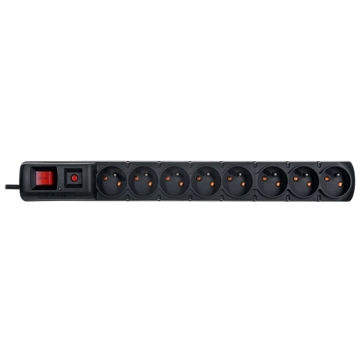 ACAR S8 prolunga 1.5 m 8 AC prese interno nero