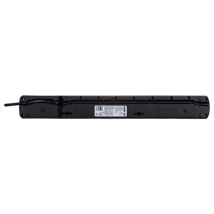 ACAR S8 prolunga 1.5 m 8 AC prese interno nero