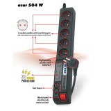 Acar 504WF EMI/RFI ciabatta di protezione da sovratensione 3m