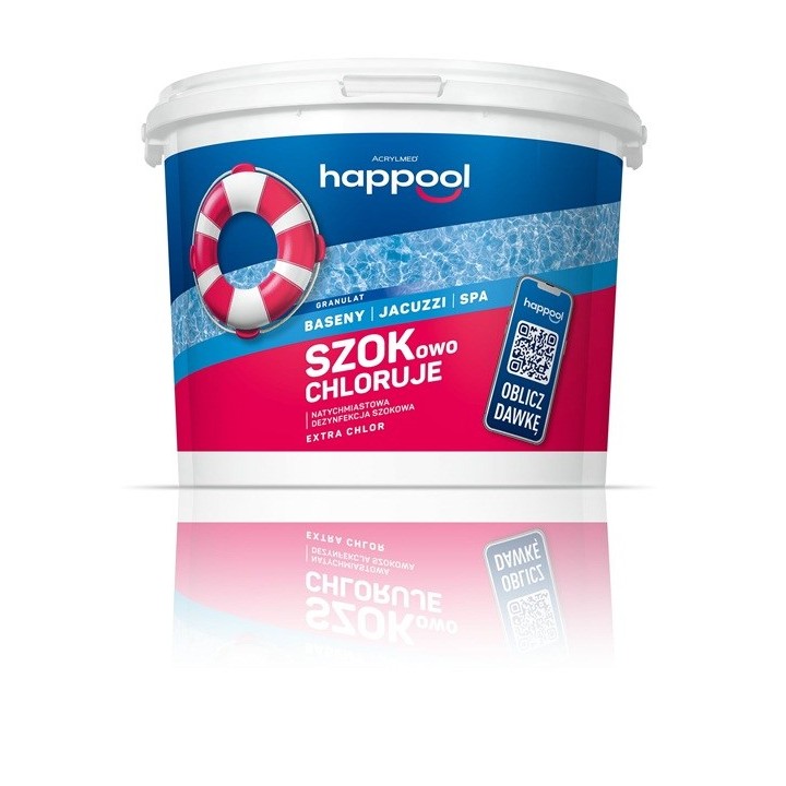 Acrylmed EXTRA CHLOR Granuli per il controllo di batteri funghi e alghe nell'acqua della piscina 3 kg