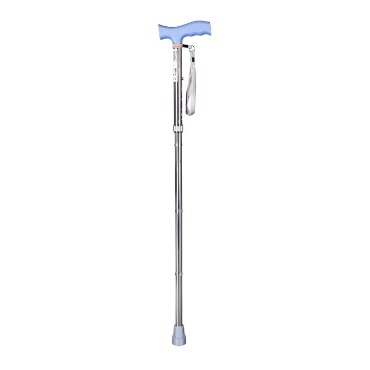 Bastone da passeggio pieghevole ACTIONMED argento