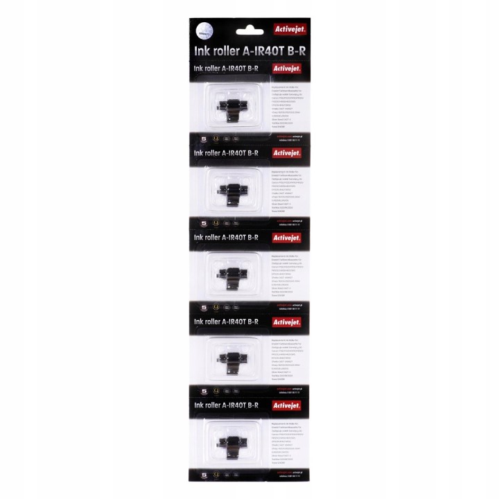 Activejet A-IR40T set rulli colore (ricambio per Epson IR40T, Supreme, nero magenta 5 pz)