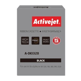 Activejet A-OKI320 nastro (ricambio OKI 9002303, 3000000 caratteri, Supreme, nero) 100 pezzi