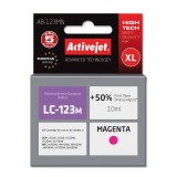 Activejet AB-123MN Inchiostro (sostituzione Brother LC123M/121M, Supreme, 10 ml, magenta)