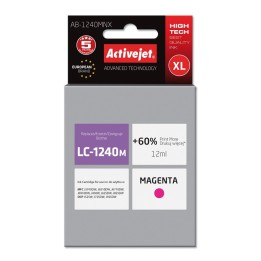 Activejet AB-1240MNX Inchiostro (ricambio per Brother LC1240M/1220M, Supreme, 12 ml, magenta)
