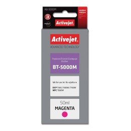 Activejet AB-5000M Bottiglia d'inchiostro (Sostituzione Brother BT-5000M, Supreme, 50 ml, 5000 pagine magenta)