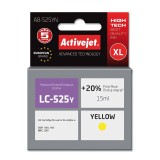 Activejet AB-525YN Inchiostro (sostituzione per Brother LC525Y, Supreme, 15 ml, giallo)