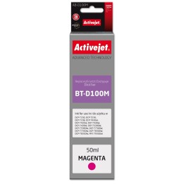 Activejet AB-D100M Cartuccia inchiostro per stampanti Brother sostitutiva per Brother BT-D100M, Supreme, 50 ml, magenta