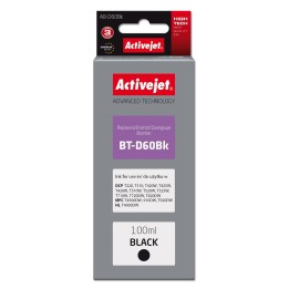 Activejet AB-D60Bk Flacone inchiostro (sostituzione Brother BT-D60Bk, Supreme, 100 ml, nero)