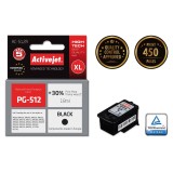 Activejet AC-512R Inchiostro (compatibile con Canon PG-512, Premium, 18 ml, nero)