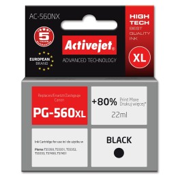 Activejet AC-560NX inchiostro (sostituzione per Canon PG-560XL, Supreme, 22 ml, nero)
