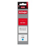 Activejet AC-G41C Bottiglia d'inchiostro (Sostituzione Canon GI-41C 4543C001, Supreme, 70 ml, Ciano)