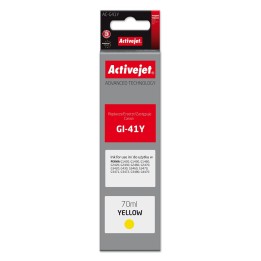 Activejet AC-G41Y Bottiglia d'inchiostro (Sostituzione per Canon GI-41Y 4545C001, Supreme, 70 ml, giallo)