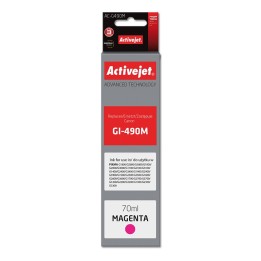 Activejet AC-G490M Cartuccia d'inchiostro (sostituzione per Canon GI-490M, Supreme, 70 ml, 7000 pagine magenta)