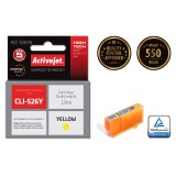 Activejet ACC-526YN Cartuccia di inchiostro (sostituzione per Canon CLI-526Y, Supreme, 10 ml, giallo)