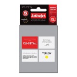 Activejet ACC-551YN Cartuccia d'inchiostro (ricambio per Canon CLI-551Y, Supreme, 15 ml, giallo)