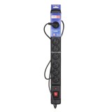 Activejet ACJ COMBO 9GN 3M multipresa nera con cavo