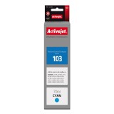 Activejet AE-103C Bottiglia di inchiostro (Ricambio Epson 103 C13T00S24A, Supreme, 70 ml, ciano)
