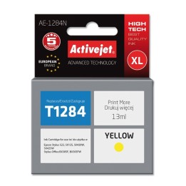 Activejet AE-1284N Inchiostro (sostituzione per Epson T1284, Supreme, 13 ml, giallo)