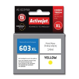 Activejet AE-603YNX inchiostro (sostitutivo per Epson 603XL T03A44, Supreme, 14 ml, giallo)