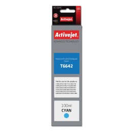Activejet AE-664C Bottiglia d'inchiostro (Sostituzione Epson T6642, Supreme, 100 ml, ciano)