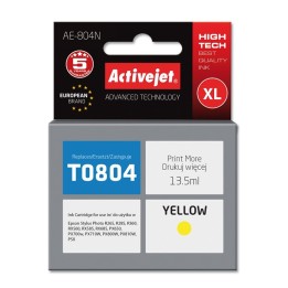 Activejet AE-804N Inchiostro (sostitutivo per Epson T0804, Supreme, 13 5 ml, giallo)