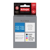Activejet AEB-1285N Inchiostro (sostituzione per Epson T1281 T1282 T1283 T1284, Supreme, 1 x 15 ml 3 x 13 ml, nero magenta ciano