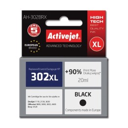 Activejet AH-302BRX inchiostro per stampante HP, sostituzione HP 302XL F6U68AE, Premium, 20 ml, nero