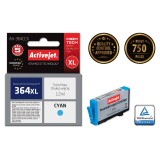 Activejet AH-364CCX Inchiostro (compatibile con HP 364XL CB323EE, Premium, 12 ml, ciano)