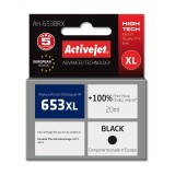 Activejet AH-653BRX Inchiostro (sostituzione per HP 653XL 3YM75AE, Premium, 720 pagine, nero)