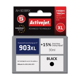 Activejet AH-903BRX Inchiostro (sostituzione per HP 903XL T6M15AE, Premium, 30 ml, nero)