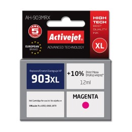 Activejet AH-903MRX Inchiostro (sostituzione per HP 903XL T6M07AE, Premium, 12 ml, magenta)