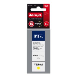 Activejet AH-912YRX Cartuccia d'inchiostro (sostituzione per HP 912XL 3YL83AE, Premium, 990 pagine, 12 ml giallo)