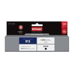 Activejet AH-913BR Inchiostro (ricambio per HP 913 L0R095AE, Premium, 70 ml, nero)
