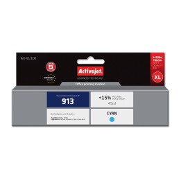 Activejet AH-913CR inchiostro (ricambio per HP 913 F6T77AE, Premium, 45 ml, ciano)