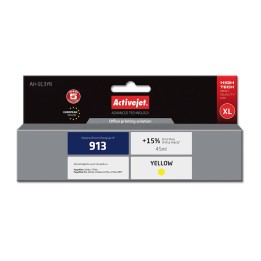 Activejet AH-913YR inchiostro (ricambio per HP 913 F6T79AE, Premium, 45 ml, giallo)