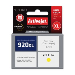 Activejet AH-920YCX Inchiostro (sostituzione per HP 920XL CD974AE, Premium, 12 ml, giallo)
