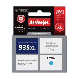 Activejet AH-935CRX Inchiostro (sostituzione HP 935XL C2P24AE, Premium, 12 ml, ciano)