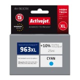 Activejet AH-963CRX Inchiostro (ricambio per HP 963XL 3JA27AE, Premium, 1760 pagine, 25 ml ciano)