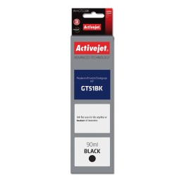 Activejet AH-GT51BK Bottiglia d'inchiostro (Sostituisce HP GT51BK M0H57AE, Supreme, 90 ml, 6000 pagine nero)